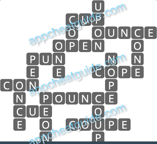 Wordscapes 15298 Ray 8 2 Master answer image answer