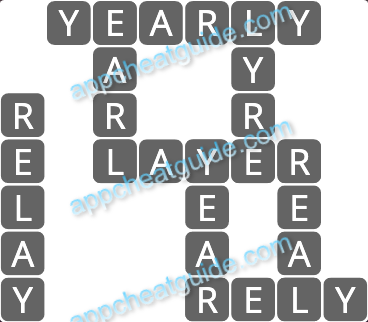 Wordscapes 15305 Ray 8 9 Master answer image answer