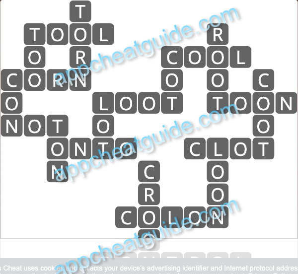 Wordscapes 15334 Ray 9 6 Master answer image answer