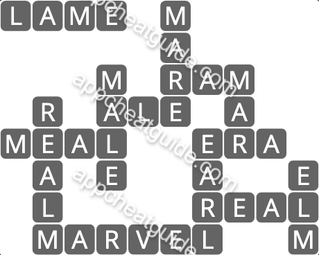 Wordscapes 154 Pillar 10  Canyon answer image answer