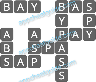 Wordscapes 15473 Opal 2 1 Master answer image answer