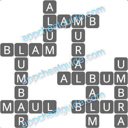 Wordscapes 15506 Wave 6 2 Master answer image answer