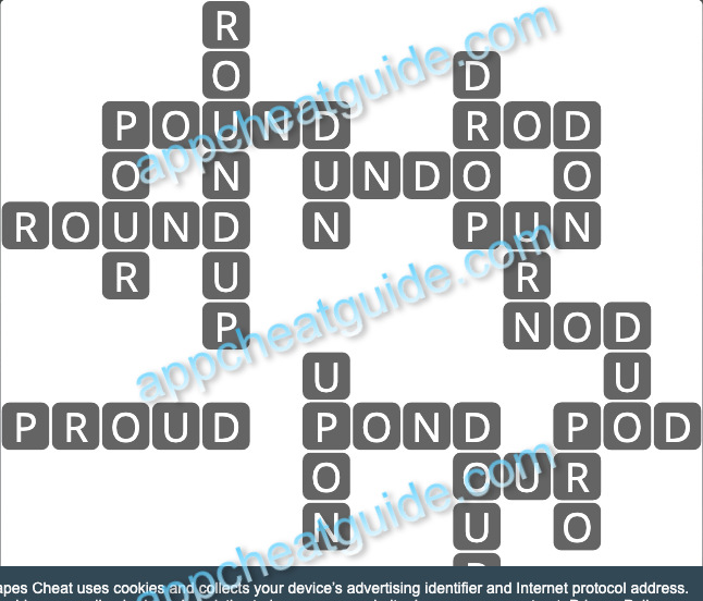 Wordscapes 15546 Shell 8 10 Master answer image answer