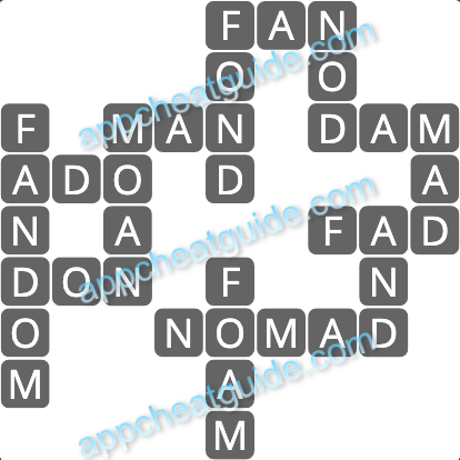 Wordscapes 15689 Oak 5 9 Master answer image answer