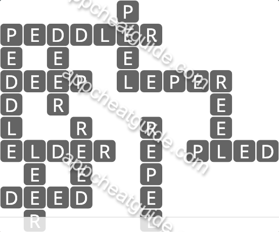 peddles crossword clue