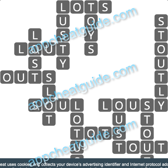 Wordscapes 17782 Sea 3 6 Master answer image answer