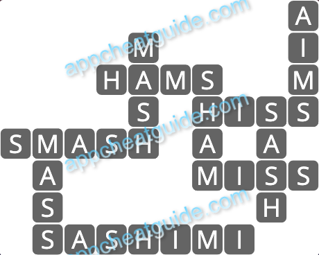 Wordscapes 17825 Sand 8 1 Master answer image answer