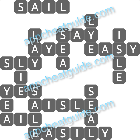 Wordscapes 17842 Serene 8 2 Master answer image answer