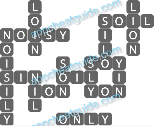 Wordscapes 17905 Above 5 1 Master answer image answer