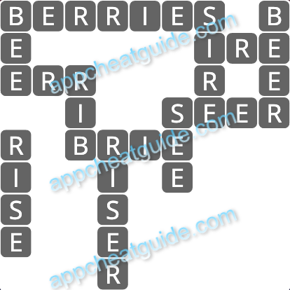 Wordscapes 17911 Above 5 7 Master answer image answer