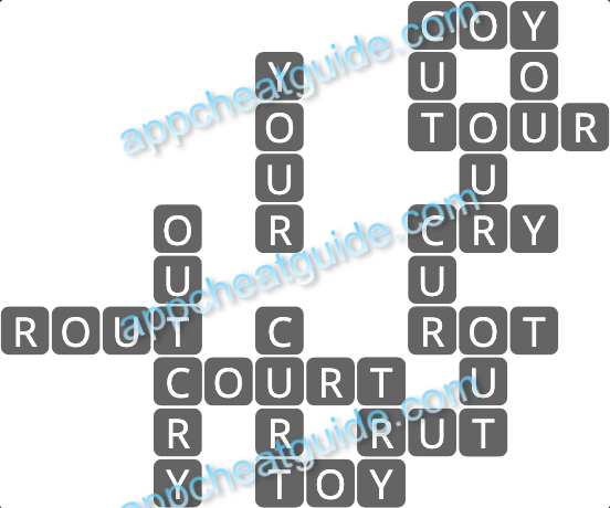 Wordscapes 17915 Above 5 11 Master answer image answer