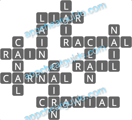 Wordscapes 17917 Above 5 13 Master answer image answer