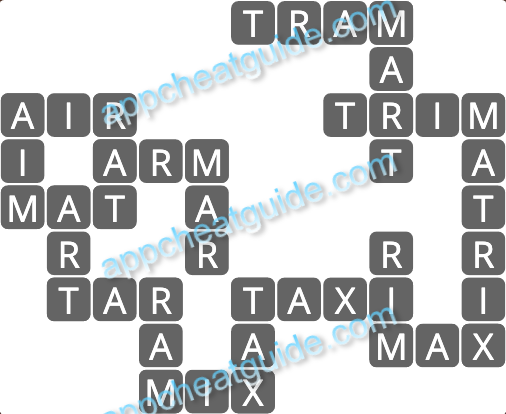 Wordscapes 18037 Coast 6 5 Master answer image answer