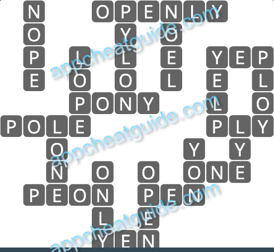Wordscapes 18177 Serene 9 1 Master answer image answer