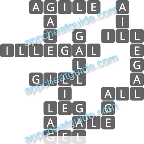 Wordscapes 18181 Serene 9 5 Master answer image answer