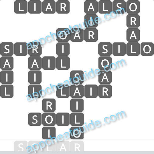 Wordscapes 18182 Serene 9 6 Master answer image answer