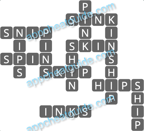 Wordscapes 18249 Height 4 9 Master answer image answer