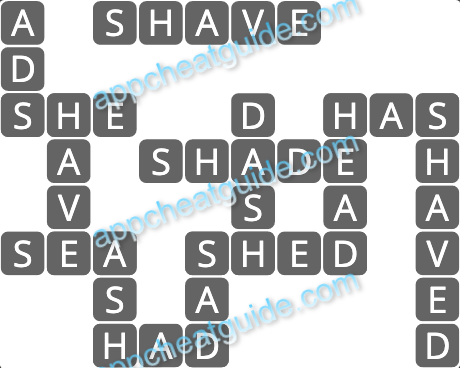 Wordscapes 18260 Frond 7 4 Master answer image answer