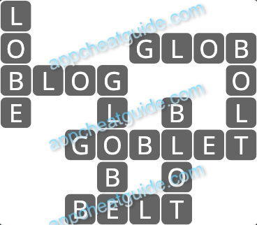 Wordscapes 18342 Rock 8 6 Master answer image answer