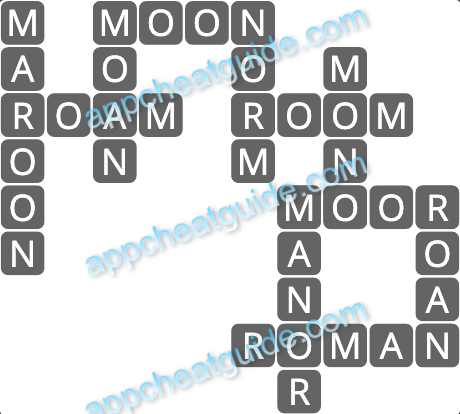 Wordscapes 18345 Rock 8 9 Master answer image answer