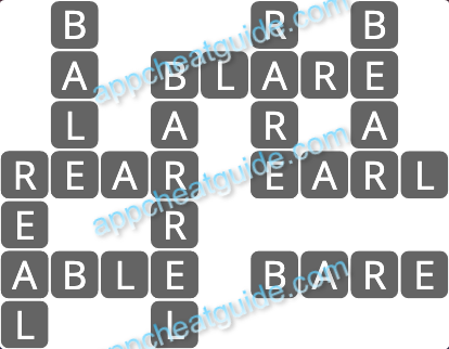 Wordscapes 18367 Amber 5 15 Master answer image answer