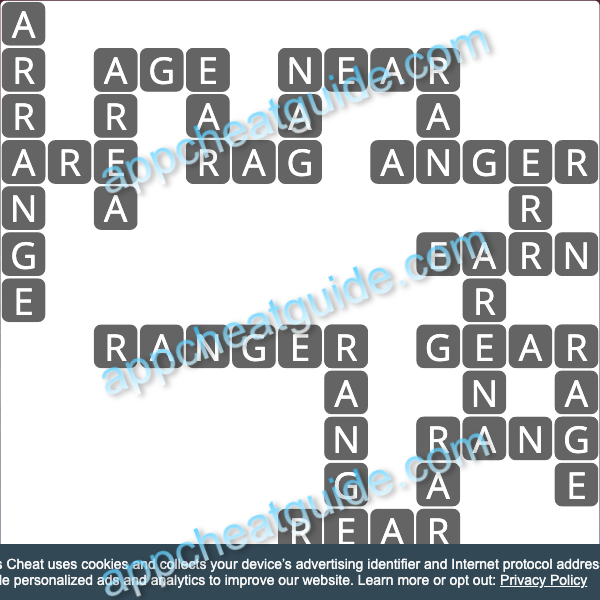 Wordscapes 18510 Valley 20 14 Master answer image answer