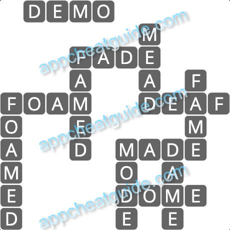 Wordscapes 18588 Sol 4 12 Master answer image answer