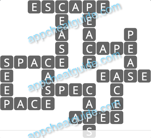 Wordscapes 18633 Arrive 7 9 Master answer image answer