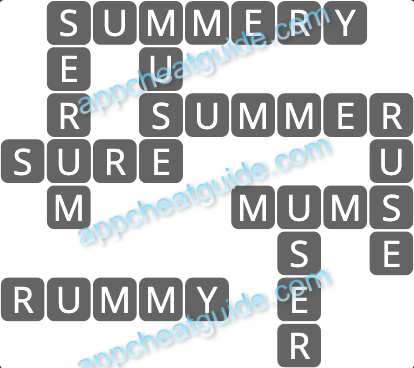 Wordscapes 18718 Bright 19 14 Master answer image answer