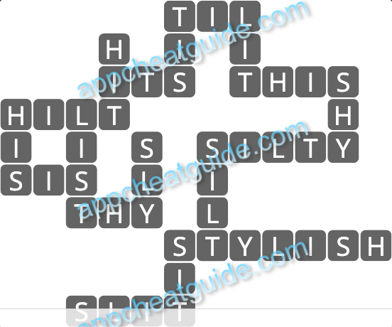 Wordscapes 18724 Bright 20 4 Master answer image answer