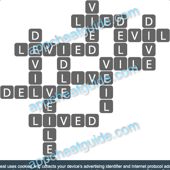 Wordscapes 18729 Bright 20 9 Master answer image answer