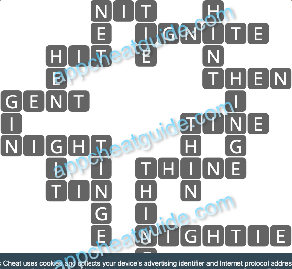 Wordscapes 18760 Dusk 5 8 Master answer image answer