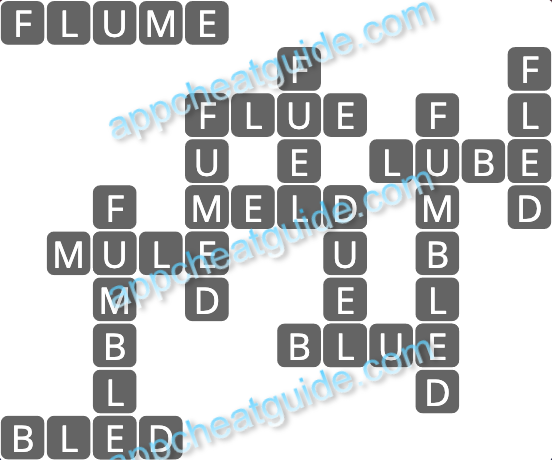 Wordscapes 18761 Dusk 5 9 Master answer image answer