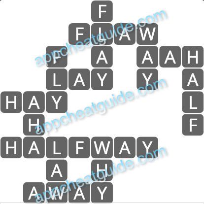 Wordscapes 18767 Dusk 5 15 Master answer image answer