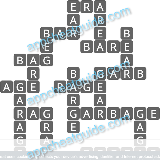 Wordscapes 18918 Brook 10 6 Master answer image answer