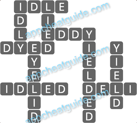 Wordscapes 19054 Curl 4 14 Master answer image answer