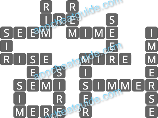 Wordscapes 19076 Sky 9 4 Master answer image answer