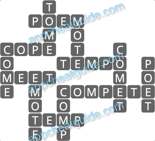 Wordscapes 19146 Above 6 10 Master answer image answer