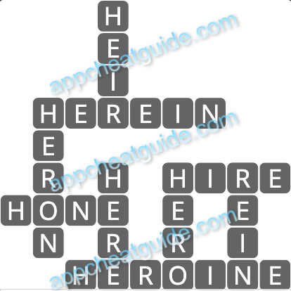 Wordscapes 19195 Icey 4 11 Master answer image answer