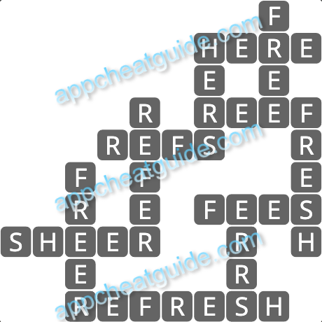 Wordscapes 19206 Azure 8 6 Master answer image answer