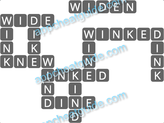 Wordscapes 19531 Shore 4 11 Master answer image answer