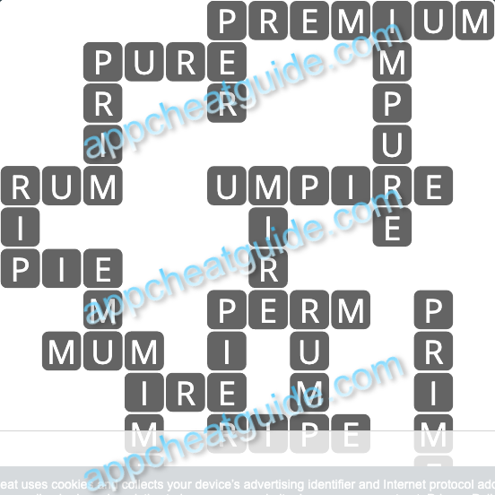 Wordscapes 19545 Freeze 4 9 Master answer image answer