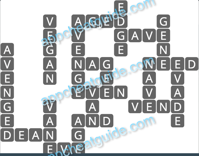 Wordscapes 19552 Freeze 4 16 Master answer image answer