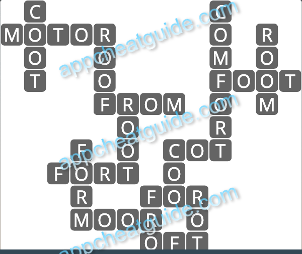 Wordscapes 19604 Opal 4 4 Master answer image answer