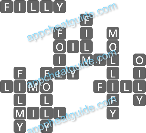 Wordscapes 19608 Opal 4 8 Master answer image answer