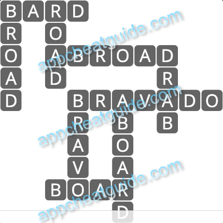 Wordscapes 19628 Vivid 9 12 Master answer image answer
