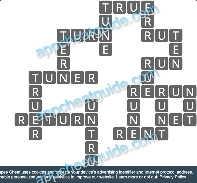 Wordscapes 19673 Shell 10 9 Master answer image answer