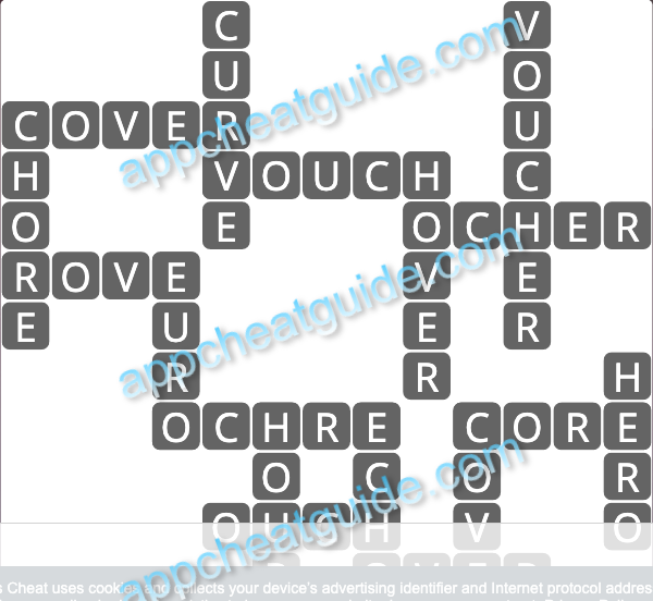 Wordscapes 19794 Frost 5 2 Master answer image answer