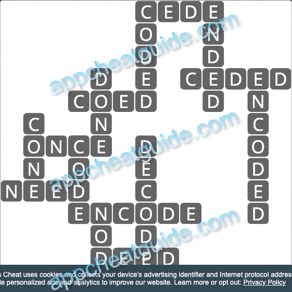 Wordscapes 19799 Frost 5 7 Master answer image answer