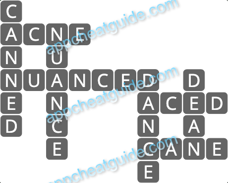 Wordscapes 19803 Frost 5 11 Master answer image answer